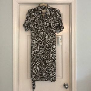 Zebra print dress